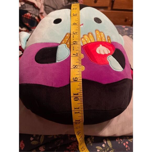 Original Squishmallow Kellytoy Kids Halloween Vince The Vampire Stuffed Animal - Picture 8 of 8